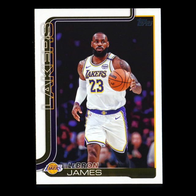 LeBron James 2025-26 Topps Lakers