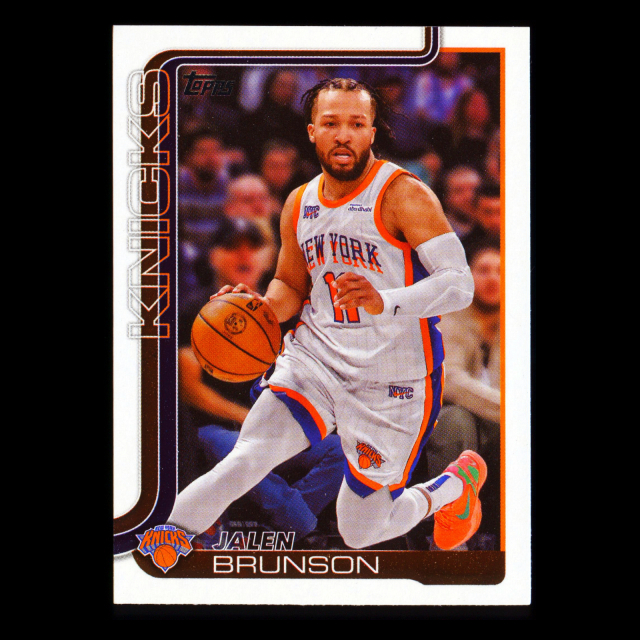 Jalen Brunson 2025-26 Topps Knicks