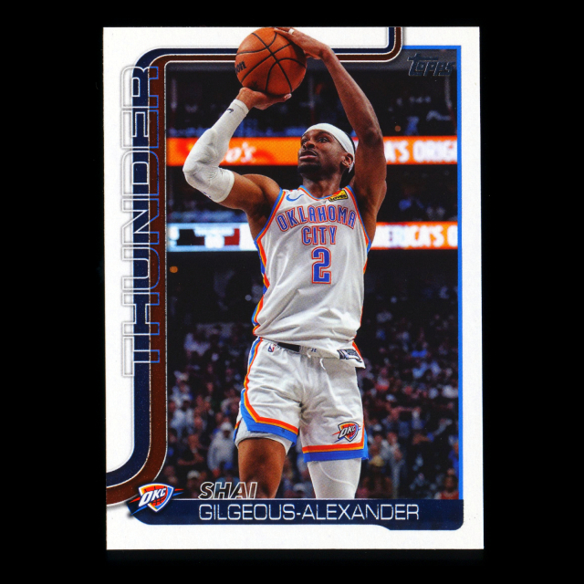 Shai Gilgeous-Alexander 2025-26 Topps Thunder
