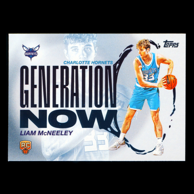 Liam McNeeley RC 2025-26 Topps Generation Now Rookie Hornets