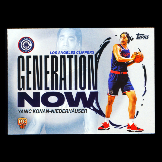 Yanic Konan-Niederhauser RC 2025-26 Topps Generation Now Clippers