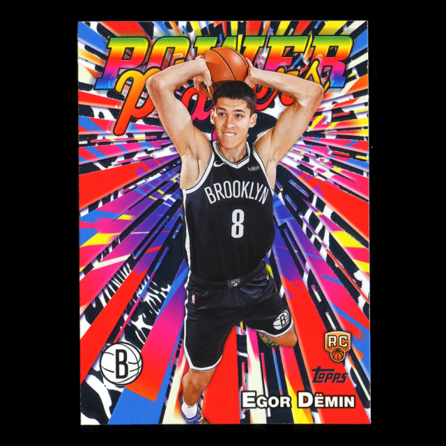 Egor Demin RC 2025-26 Topps Power Players Rookie Nets