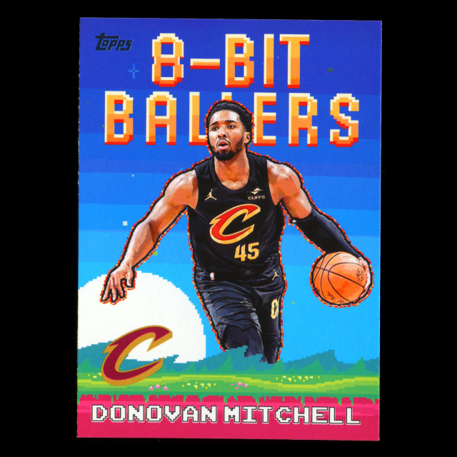 Donovan Mitchell 2025-26 Topps 8-Bit Ballers Cavaliers