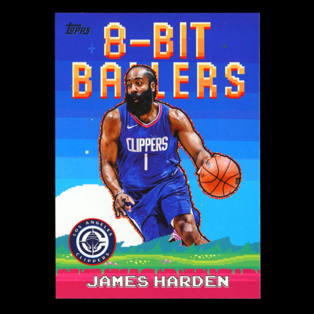 James Harden 2025-26 Topps 8-Bit Ballers Clippers