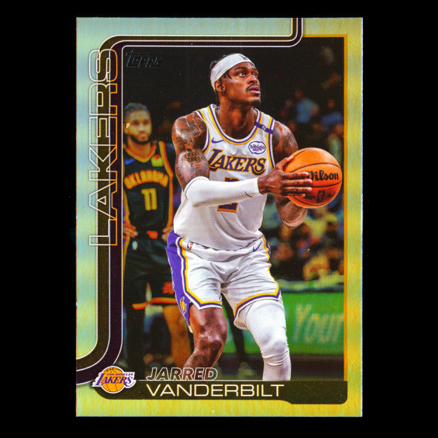 Jarred Vanderbilt 2025-26 Topps Rainbow Foil Lakers