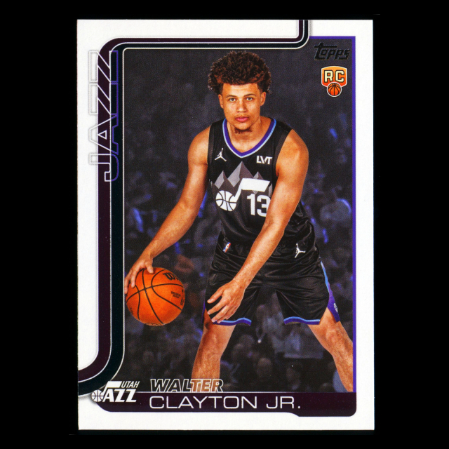 Walter Clayton Jr. RC 2025-26 Topps Rookie Jazz