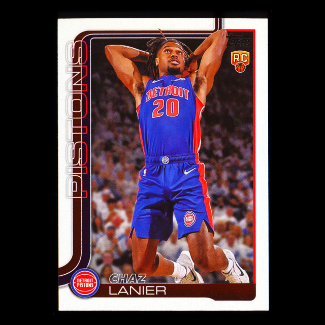 Chaz Lanier RC 2025-26 Topps Rookie Pistons