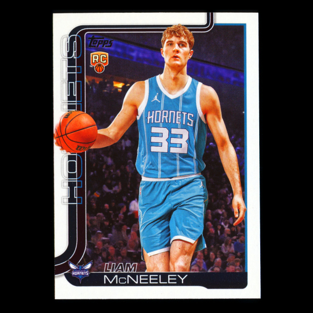 Liam McNeeley RC 2025-26 Topps Rookie Hornets