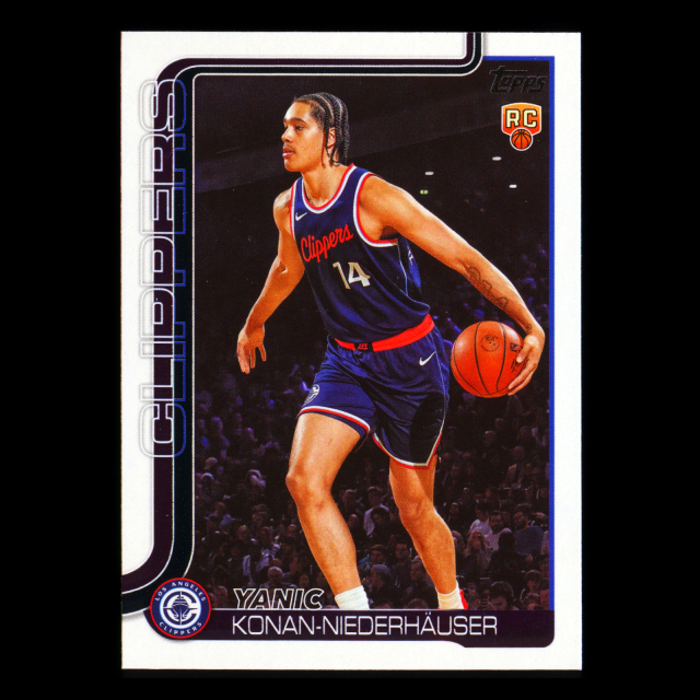 Yanic Konan-Niederhuser RC 2025-26 Topps Rookie Clippers