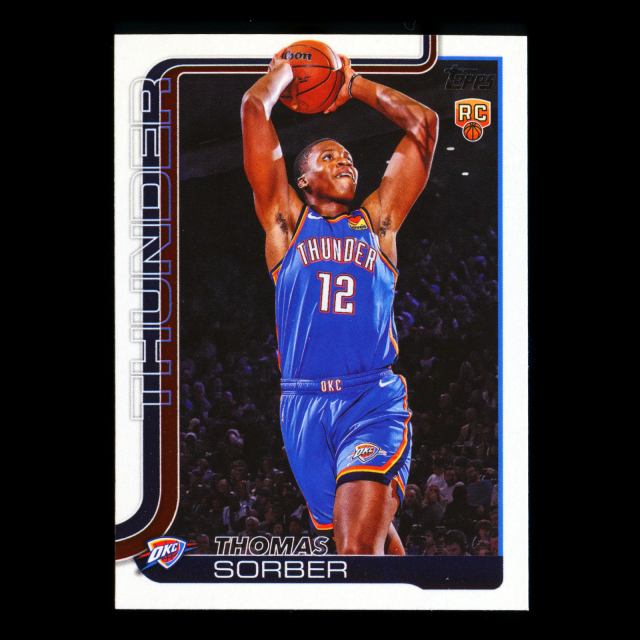 Thomas Sorber RC 2025-26 Topps Rookie Thunder