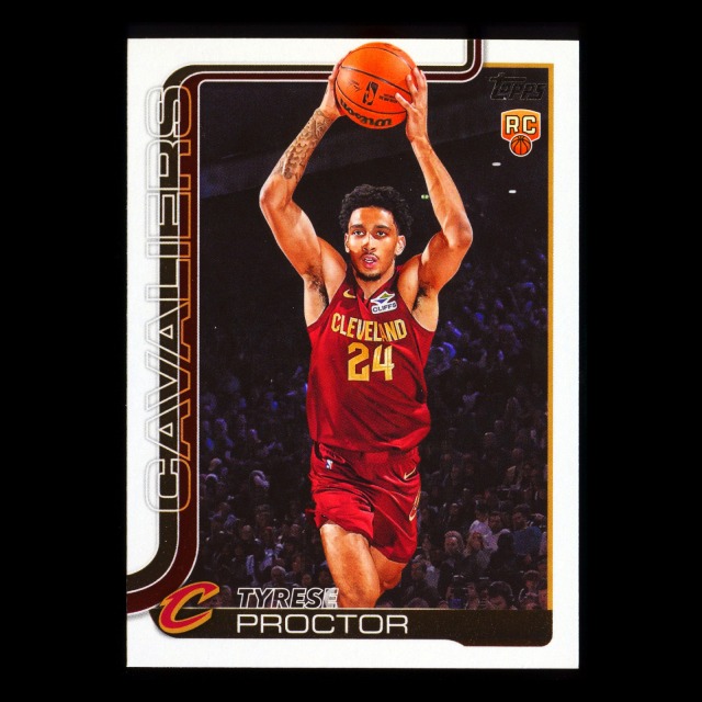 Tyrese Proctor RC 2025-26 Topps Rookie Cavaliers