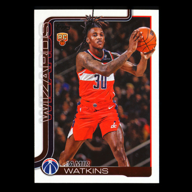 Jamir Watkins RC 2025-26 Topps Rookie Wizards