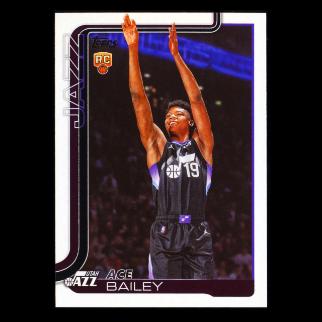 Ace Bailey RC 2025-26 Topps Rookie Jazz