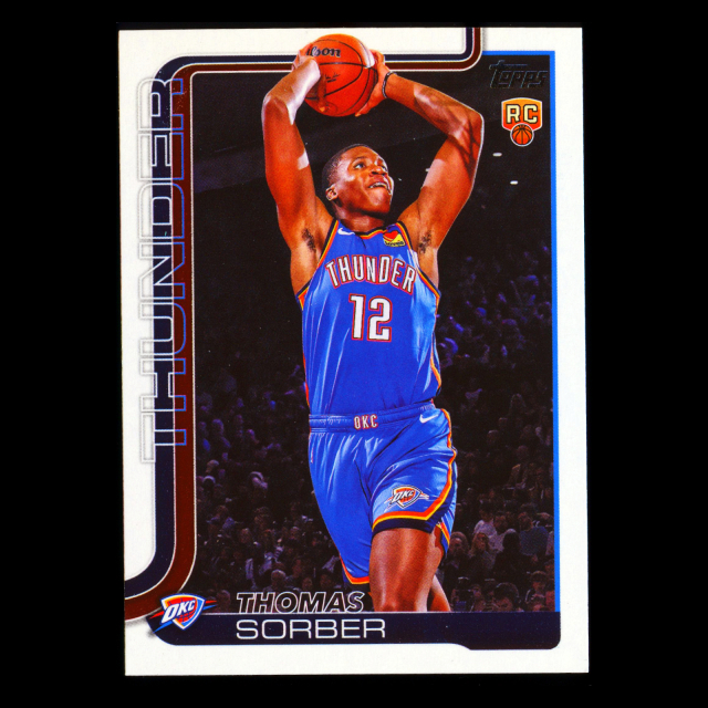 Thomas Sorber RC 2025-26 Topps Rookie Thunder