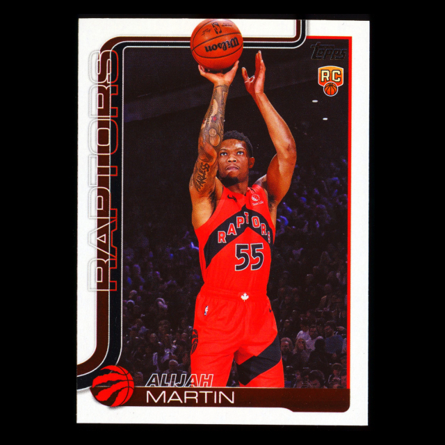 Alijah Martin RC 2025-26 Topps Rookie Raptors