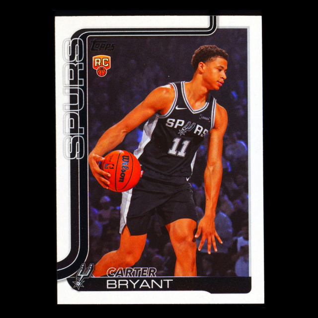 Carter Bryant RC 2025-26 Topps Rookie Spurs
