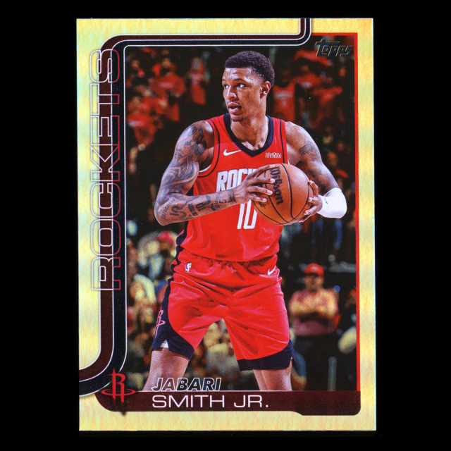 Jabari Smith Jr. 2025-26 Topps Rainbow Foil Rockets