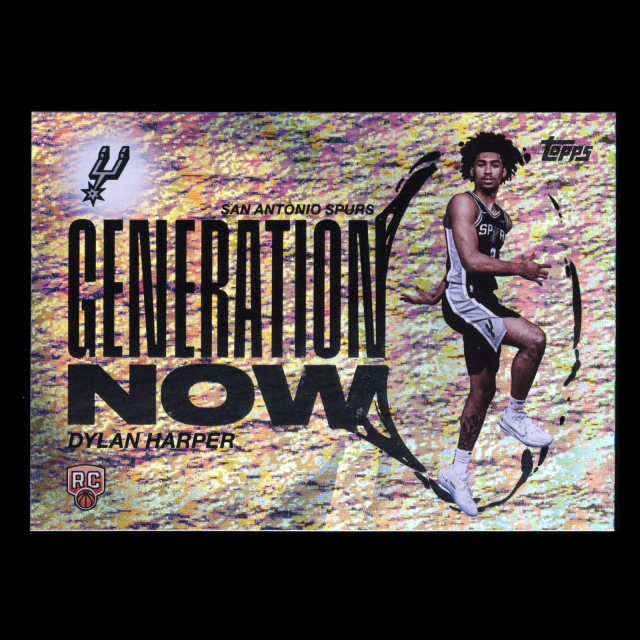 Dylan Harper RC 2025-26 Topps Generation Now Holo Foil Rookie Spurs