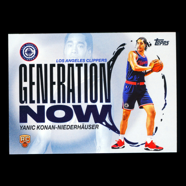 Yanic Konan-Niederhauser RC 2025-26 Topps Generation Now Rookie Clippers