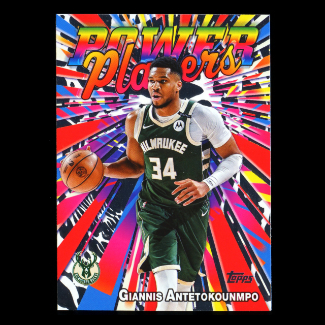 Giannis Antetokounmpo 2025-26 Topps Power Players Bucks