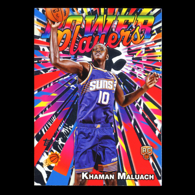 Khaman Maluach RC 2025-26 Topps Power Players Rookie Suns