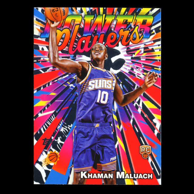 Khaman Maluach RC 2025-26 Topps Power Players Rookie Suns