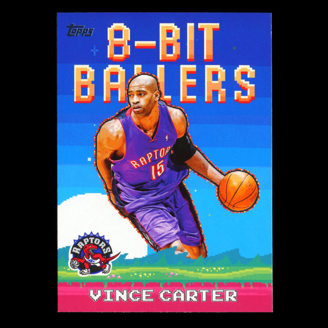 Vince Carter 2025-26 Topps 8-Bit Ballers Raptors