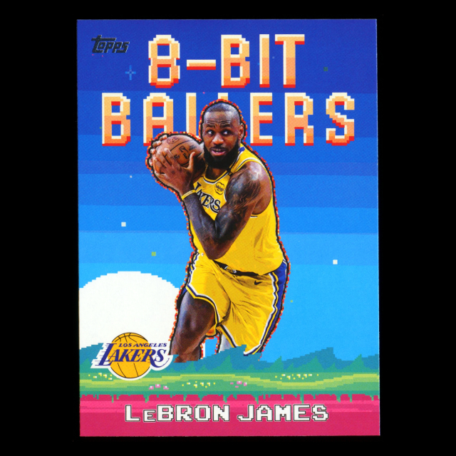 LeBron James 2025-26 Topps 8-Bit Ballers Lakers