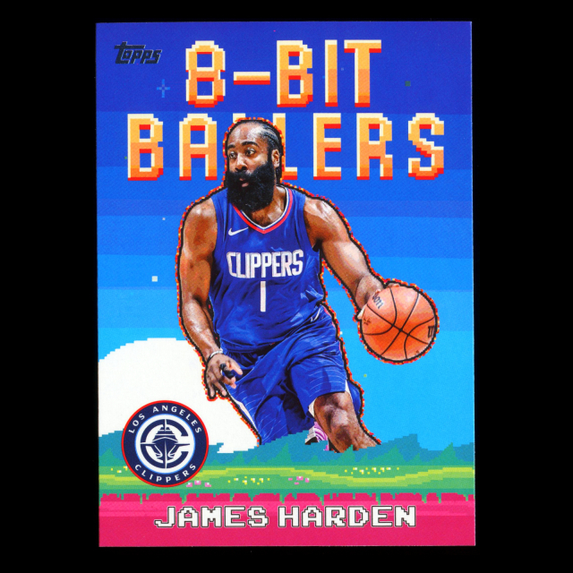 James Harden 2025-26 Topps 8-Bit Ballers Clippers