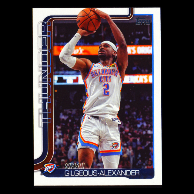 Shai Gilgeous-Alexander 2025-26 Topps Thunder