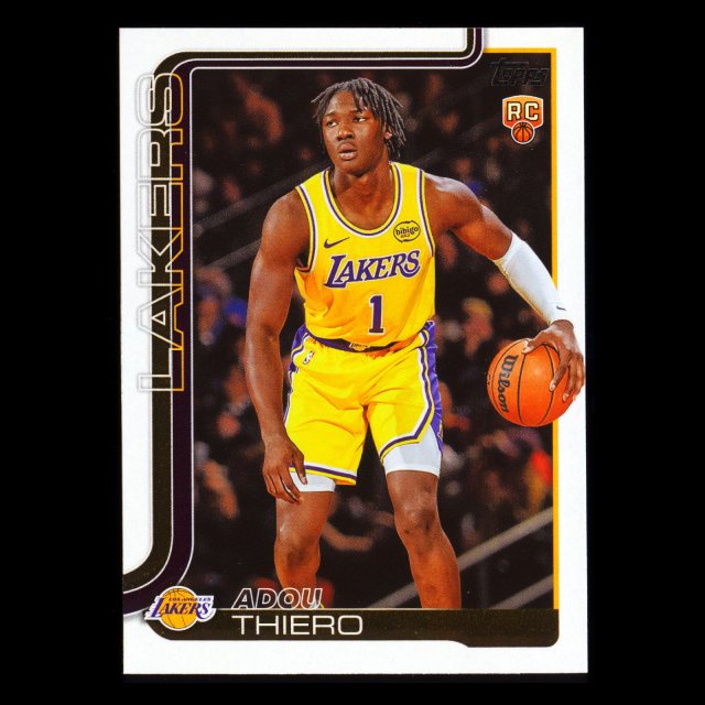 Adou Thiero RC 2025-26 Topps Rookie Lakers