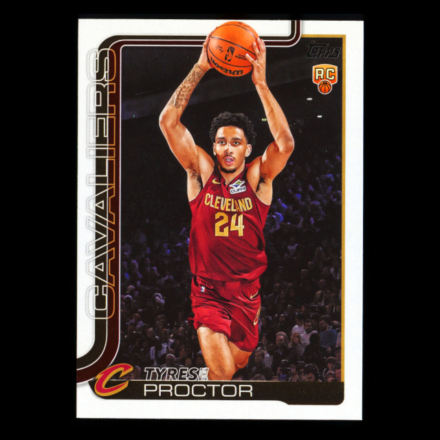 Tyrese Proctor RC 2025-26 Topps Rookie Cavaliers