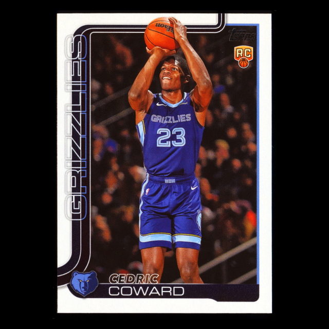 Cedric Coward RC 2025-26 Topps Rookie Grizzlies