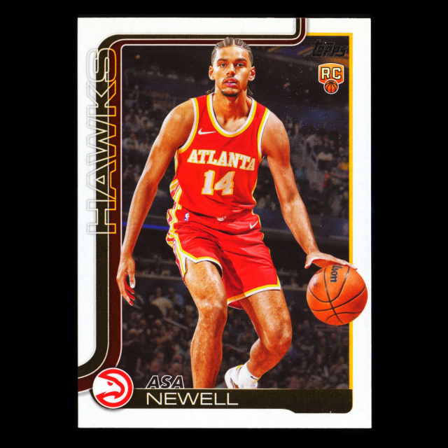Asa Newell RC 2025-26 Topps Rookie Hawks