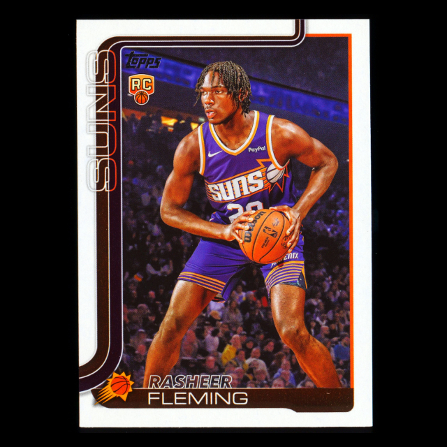 Rasheer Fleming RC 2025-26 Topps Rookie Suns