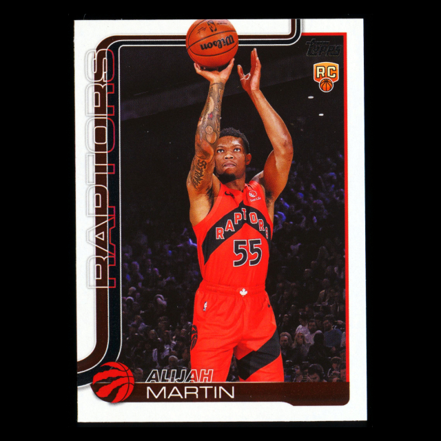 Alijah Martin RC 2025-26 Topps Rookie Raptors