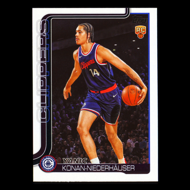 Yanic Konan-Niederhuser RC 2025-26 Topps Rookie Clippers