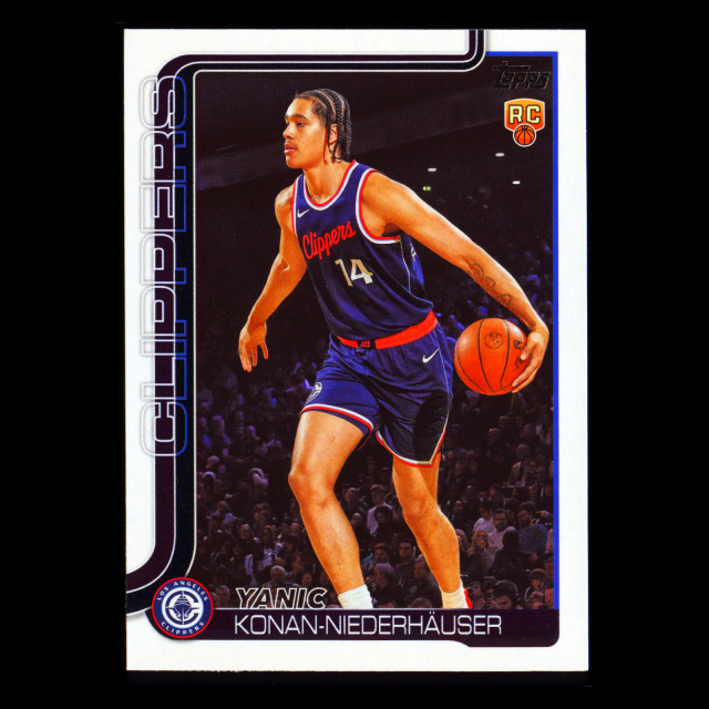 Yanic Konan-Niederhuser RC 2025-26 Topps Rookie Clippers