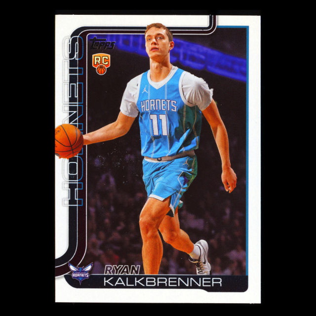 Ryan Kalkbrenner RC 2025-26 Topps Rookie Hornets