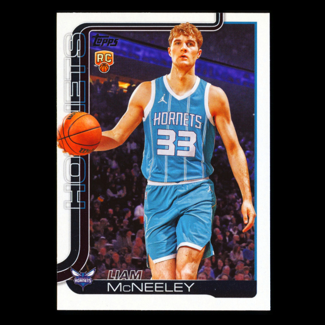 Liam McNeeley RC 2025-26 Topps Rookie Hornets