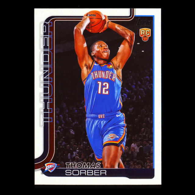 Thomas Sorber RC 2025-26 Topps Rookie Thunder