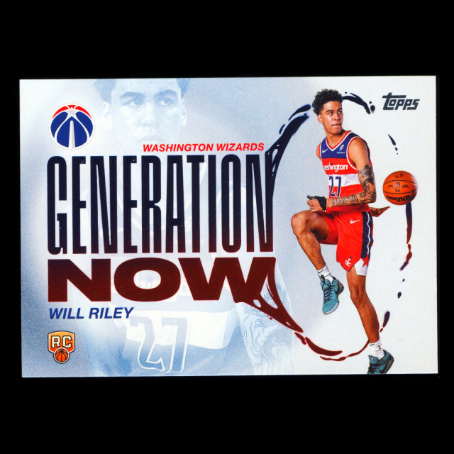 Will Riley RC 2025-26 Topps Rookie Wizards
