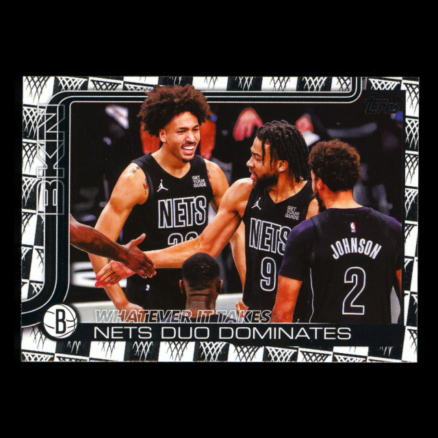 Cameron Johnson 2025-26 Topps Season Tip Off Checklist Nets