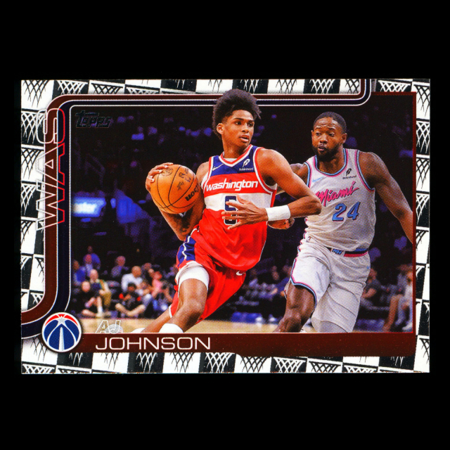 AJ Johnson 2025-26 Topps Season Tip Off Wizards