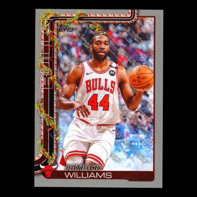 Patrick Williams 2025-26 Topps Holiday Glitter Holiday Bulls