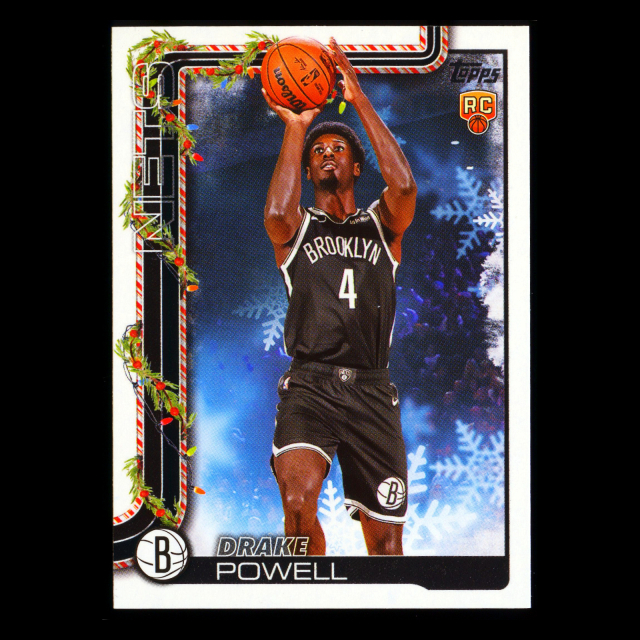 Drake Powell RC 2025-26 Topps Holiday Rookie Nets