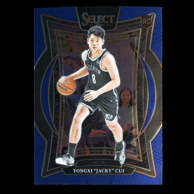 Yongxi "Jacky" Cui RC 2024-25 Select Blue Rookie Nets