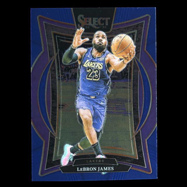 LeBron James 2024-25 Select Blue Lakers
