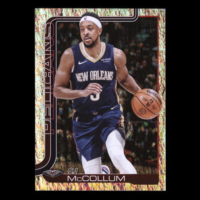 CJ McCollum 2025-26 Topps Silver Holo Foil Pelicans
