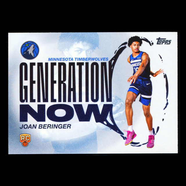 Joan Beringer RC 2025-26 Topps Generation Now Rookie Timberwolves
